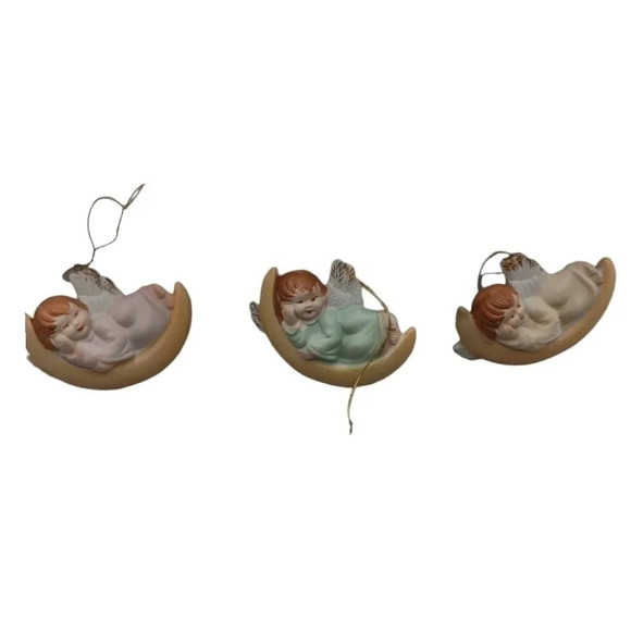 Sweet dreams angel ornaments set of 3 - Picture 2 of 7